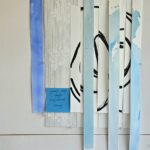 give me my freedom back, 2026, 75 x 44cm, watercolor, pencil, ink, collage on paper